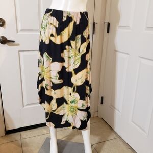 ASOS Floral Black Skirt